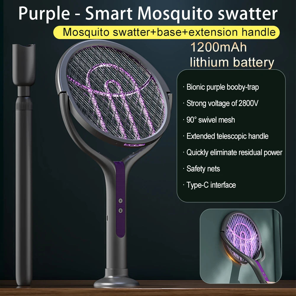 2-in-1 multi functional mosquito killer multi functional electric fly mosquito killer lamp angle retractable USB reactive