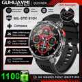 New Original 1100mAh Battery Men Smart Watch Outdoor GPS 10ATM Waterproof Bluetooth Call Sport Smartwatch For Android IOS Phones