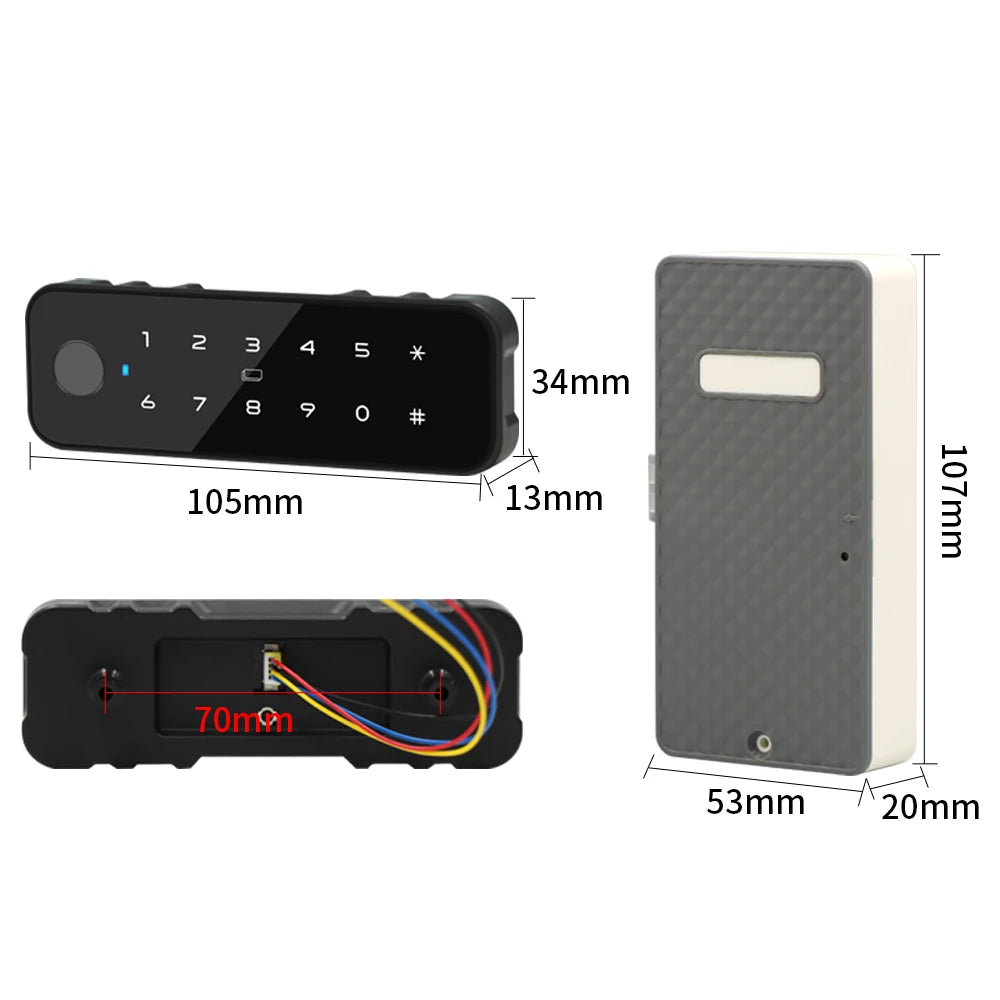 Tuya Cabinet Lock Invisible Electronic RFID Hidden Door lock Keyless Inivisble RFID Locker Castle Furniture Cabinet,Drawer Lock