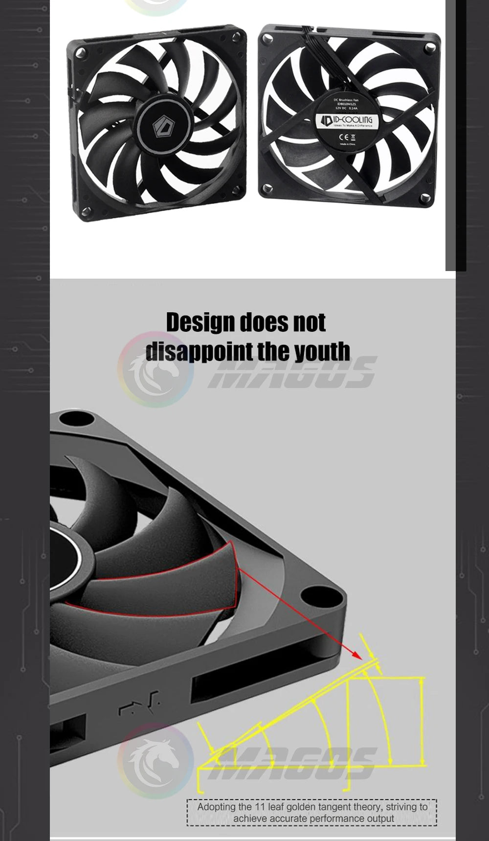 8010 80mmCase Fan Ultra Slim ,White/ Black,10MM Ultra-Thin PWM Temperature Control 8CM Computer CPU Cooling Fan,