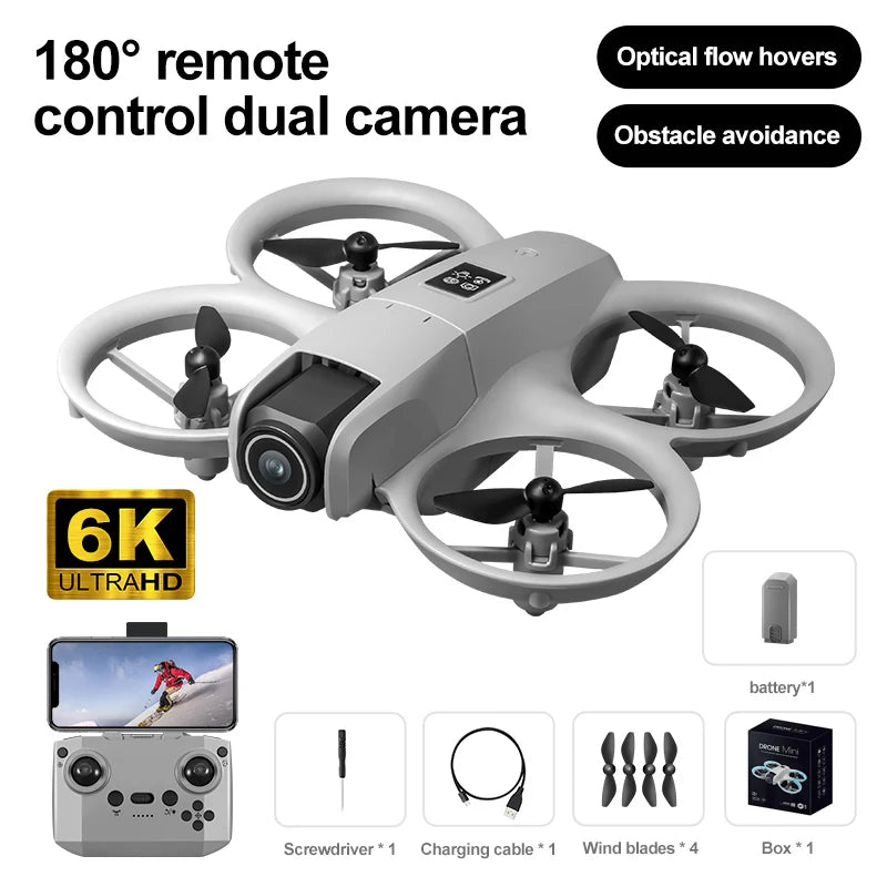 T3/GT3 HD Mini Ultra-Light Drone With Optical Flow & Wifi Image Transmission Obstacle Avoidance Remote Control Quadcopter Toys