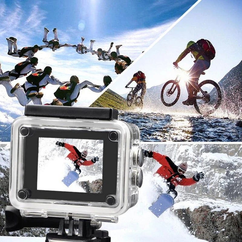 4K Sport Camera Wireless WiFi Intelligent HD Mini Camera DV Anti shake recorder For Outdoor Waterproof Sports Bicycle Car
