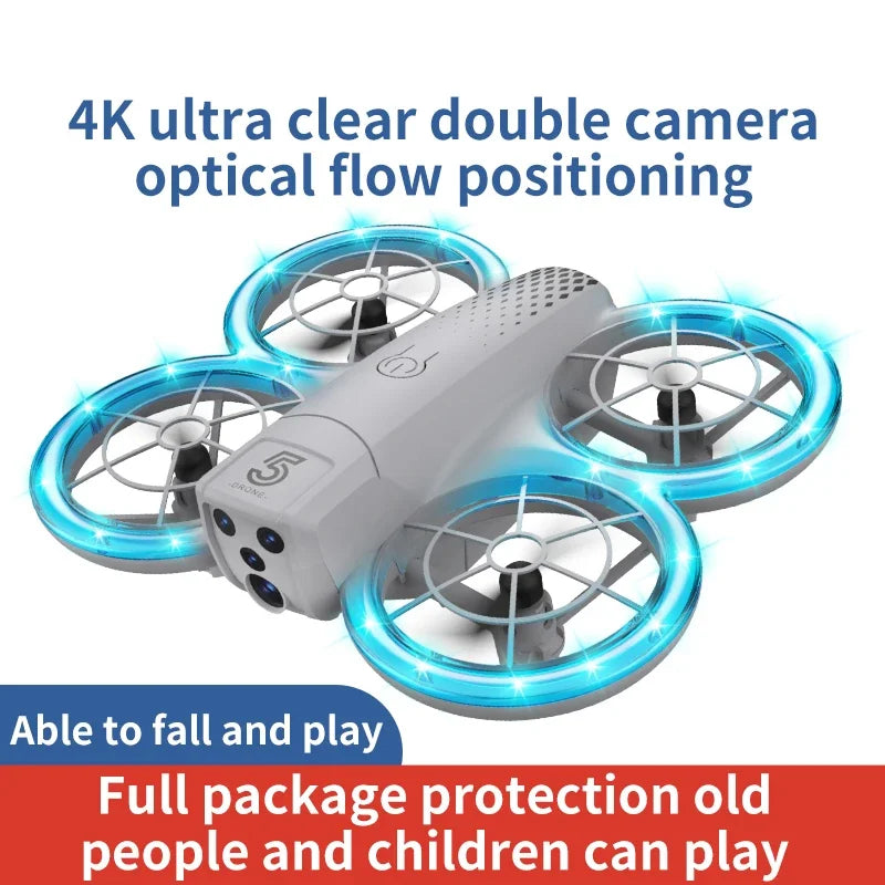 Mini Drones Children Toys 2.4G Rc Quadcopters with Camera Racing Drone Remote Control Aircraft LED Lights Rc Drone Toys for Boys