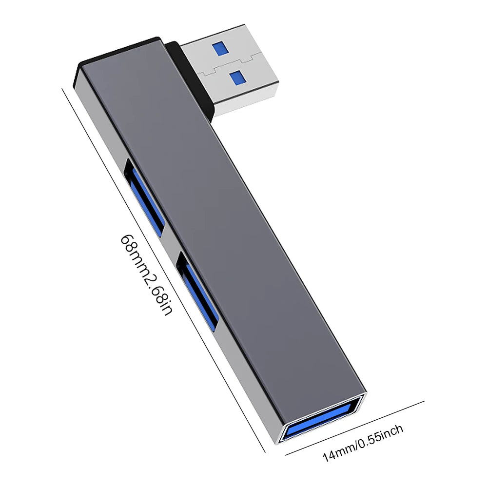 1/2PCS 3 in 1 USB HUB OTG USB 3.0/Type-C 3.0 To 3 USB USB Splitter Hub Speed 5.0Gbps 3 Port Type C HUB for PC Laptop Computer