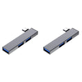 1/2PCS 3 in 1 USB HUB OTG USB 3.0/Type-C 3.0 To 3 USB USB Splitter Hub Speed 5.0Gbps 3 Port Type C HUB for PC Laptop Computer