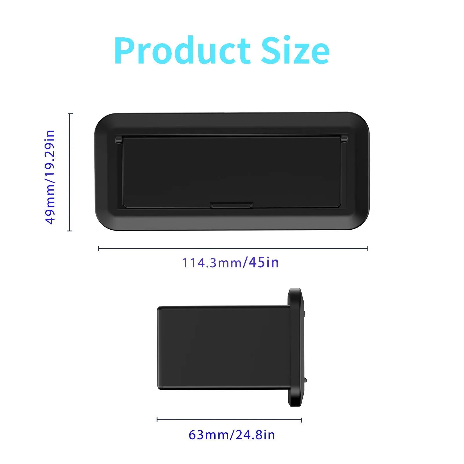 12V 3 Port Car Cigarette Lighter Socket Dual PD3.0 USB Outlet Car Charger Port with ON-OFF Switch for Marine Bus Boat Marine RV