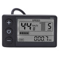 S866 Electric Bike LCD Display Electric  S866 LCD Display Meter 24V 36V 48V Control Panel with Waterproof Plug
