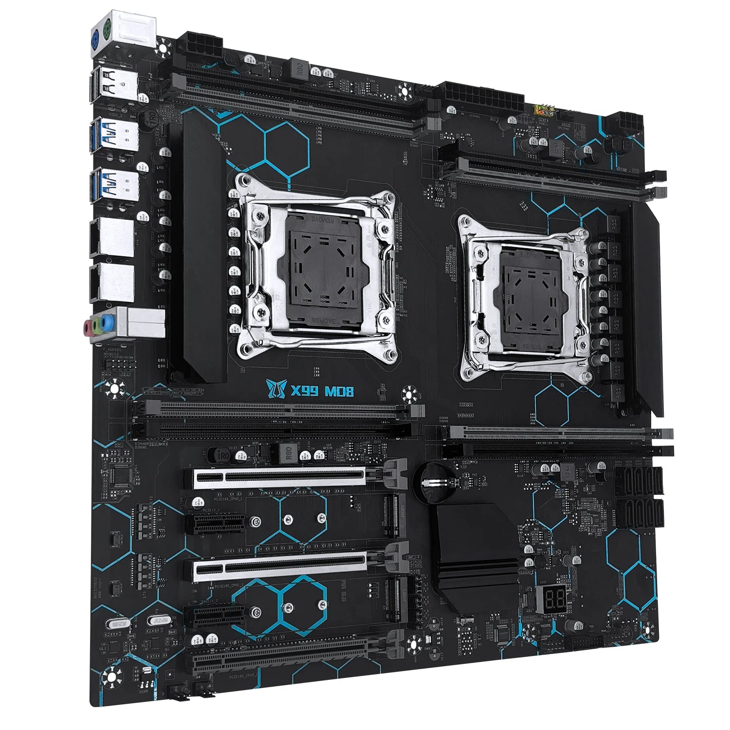 MACHINIST X99 MD8 Dual CPU Motherboard Optional  Kit Set lntel Xeon E5 2680 V4 LGA2011-3 DDR4 32GB RAM C612 chip Server Computer