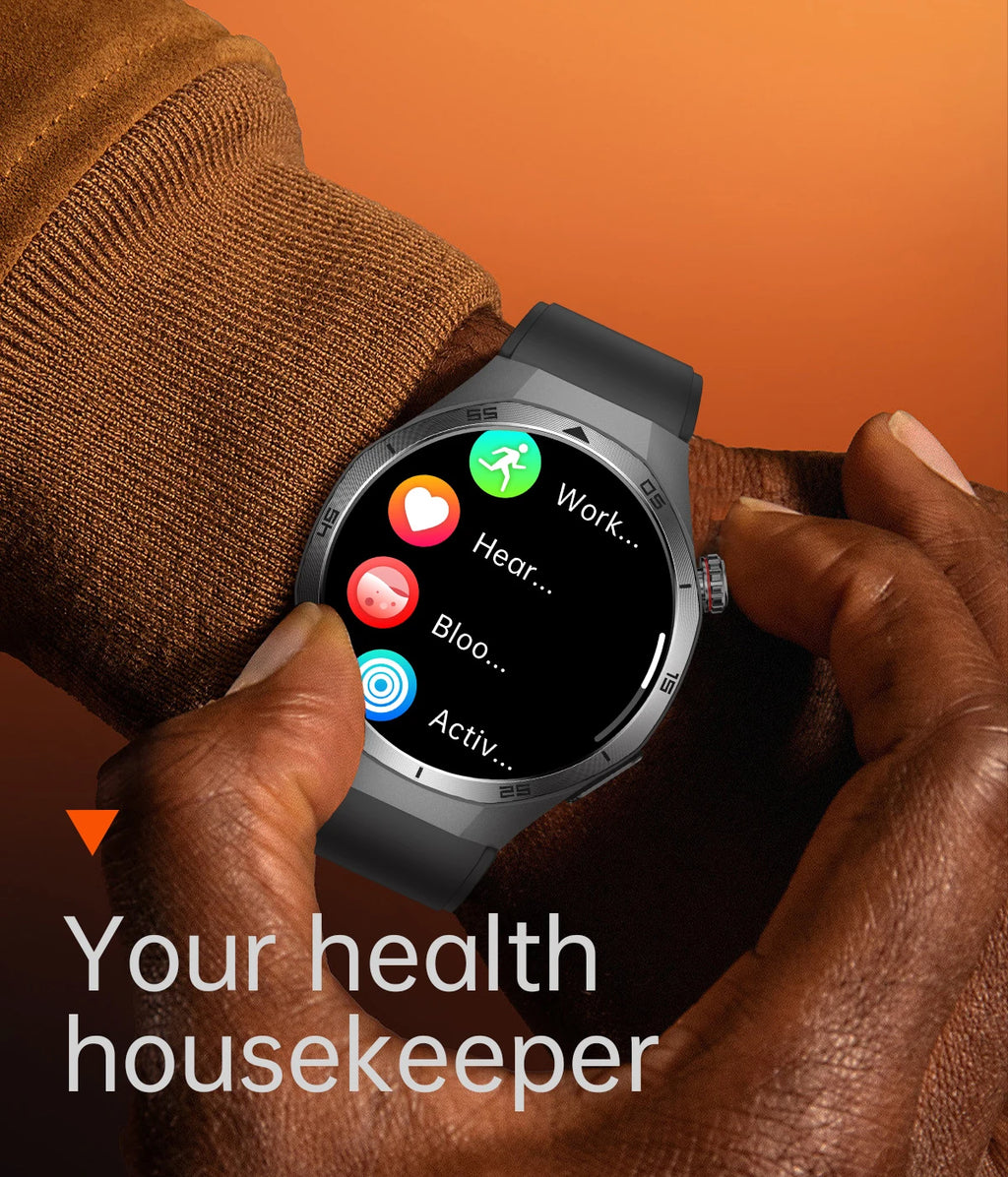2026 Health Nursing Grade New Blood pressure Smart Watch Men Lipid Uric Acid Tracker ECG+PPG Clock HD Call NFC Smartwatch Women