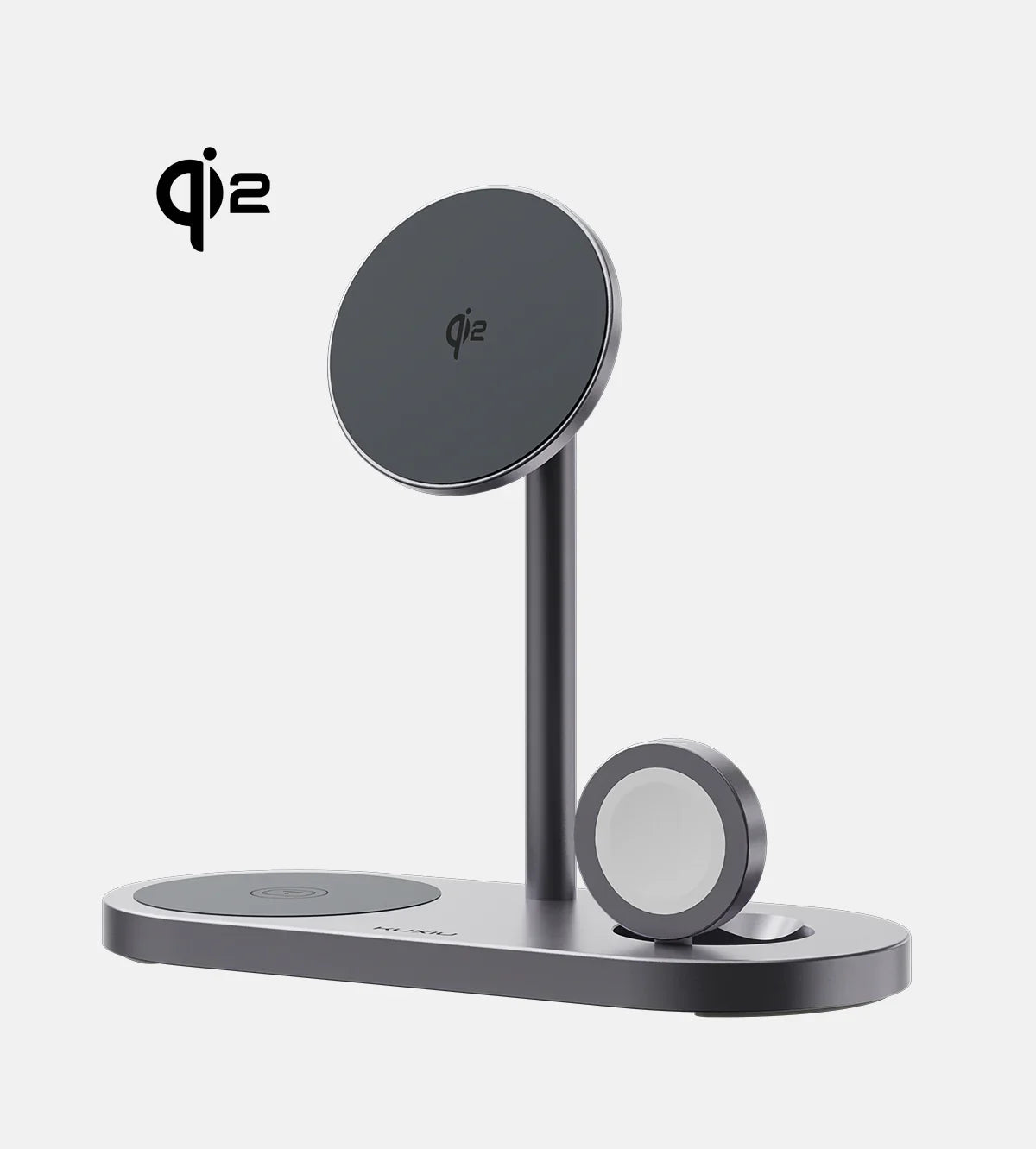 KUXIU X23Q Qi2 Foldable Magnetic Wireless Charger Station 25W Fast Charging For iPhone 17 16 15 14 13 Serie,Apple Watch,AirPods
