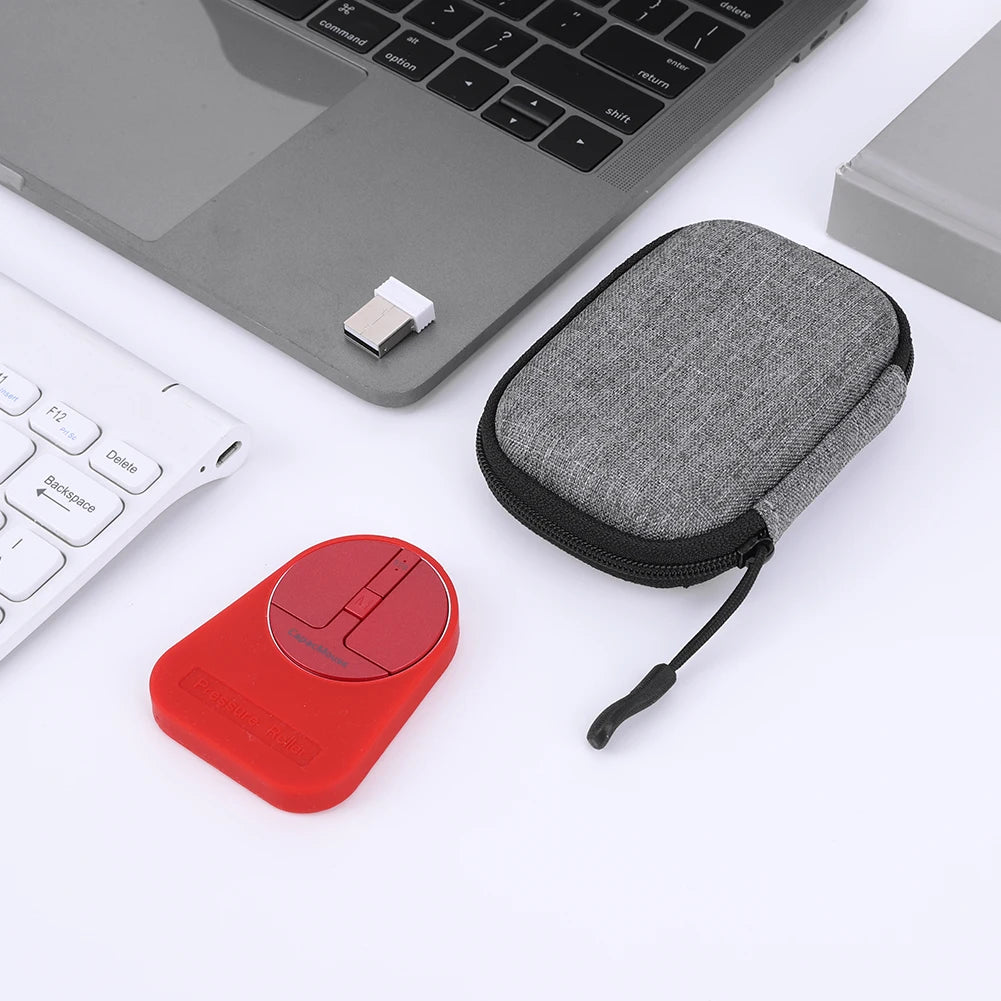 Wireless Mouse 3 Mode Bluetooth5.2/2.4G/USB Mini Capacitive Mice Ultra Thin Wireless Computer Mouse Adjustable DPI for PC Laptop
