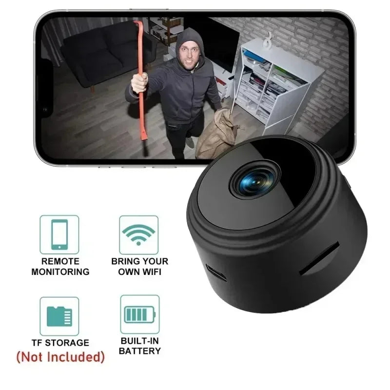 A9 Wifi Mini Camera 1080P Security Monitoring Wireless Remote Night Vision Video Surveillance Smart Home Mini DV Cam HD Camera