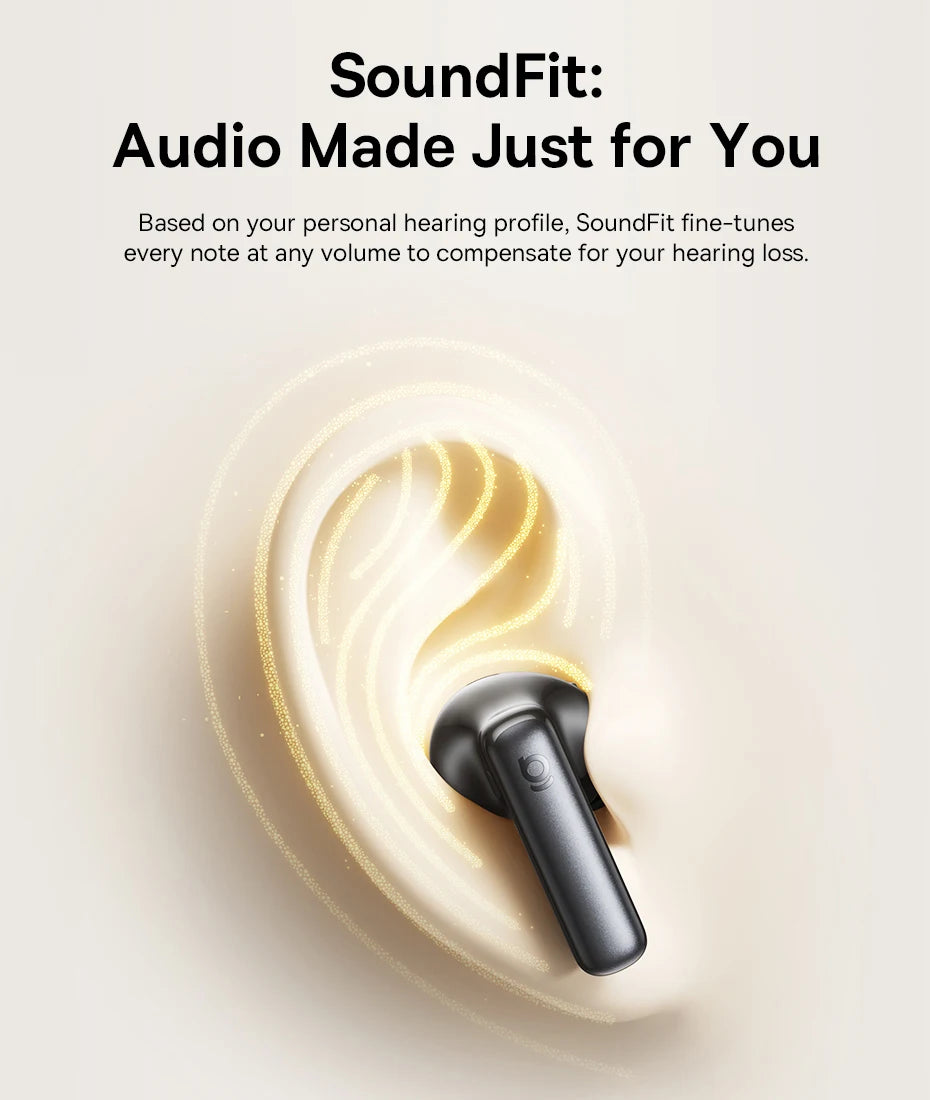 Baseus Bowie MP1 ANC Bluetooth 6.0 True Wireless Earbuds -55dB Adaptive Hybrid ANC Earphones Hi-Res LDAC 6-Mic ENC In-Ear buds