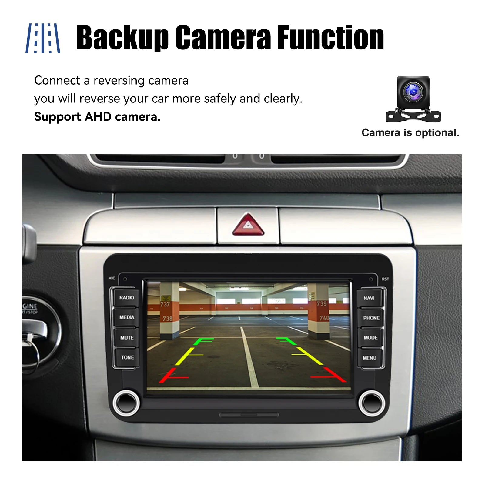 ESSGOO 7" Android 14 4G+64G Apple Carplay ChatGPT Car Stereo GPS WIFI RDS BT for VW Golf 5 6 Passat Polo Touran Tiguan Caddy EOS