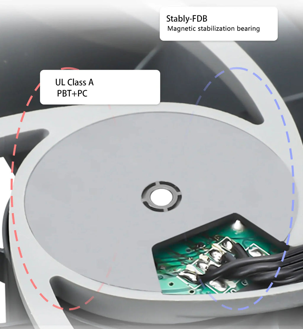 Thermalright TL-B8 8CM chassis fan S-FDB V2 bearing 8cm chassis fan 4pin PWM 2200RPM