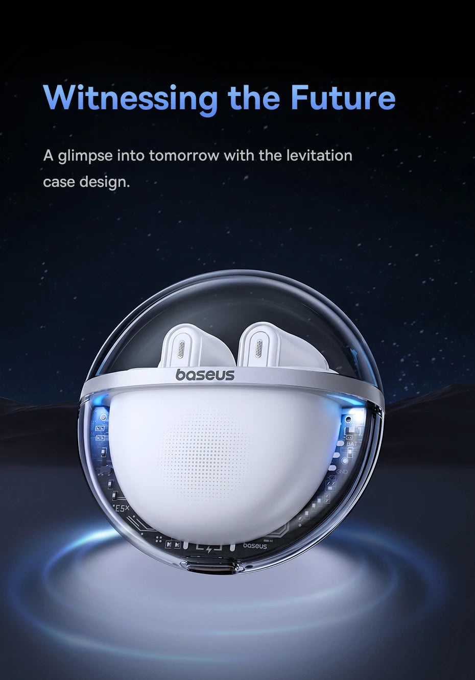 Baseus Bowie E5x True Wireless Earbuds Bluetooth 5.3 Semi-in-Ear Earphones 4-Mic AI ENC 25H Playtime Ear buds