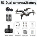 S2S Mini Drone 8K Professional HD Dual Camera Obstacle Avoidance Brushless Motor Foldable Rc Quadcopter Toys Gifts MIJIA