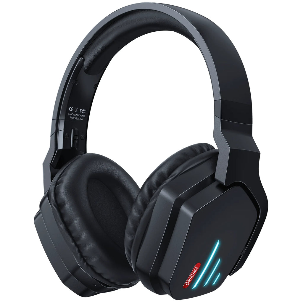 ONIKUMA Wireless Gaming HeadsetNoise Cancelling Earphone Headset Gaming Headphone With Microphone RGB B60  For PS5 PS4 PC Mac