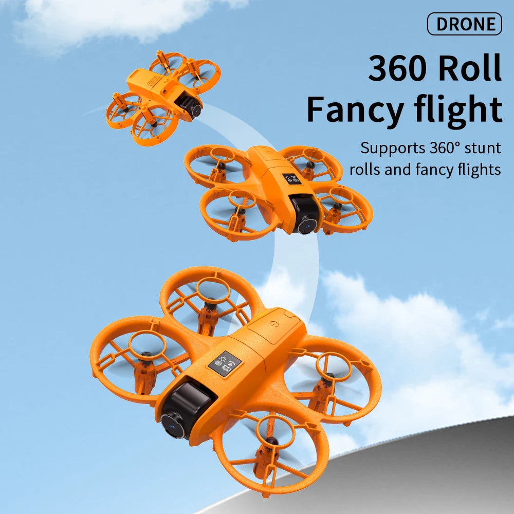 V2 Mini Drone 8K Profession 180° HD Wide Angle Camera WiFi FPV RC Dron Height Keep Helicopter Foldable Quadcopter Kids Toys