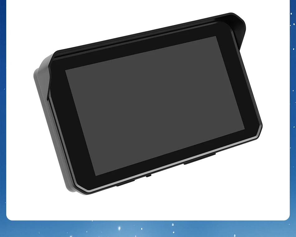 Jansite Dual Bluetooth Motorcycle Carplay Screen Navigation GPS Display IP67 Waterproof Support Helmet Intercom Moto Accessories