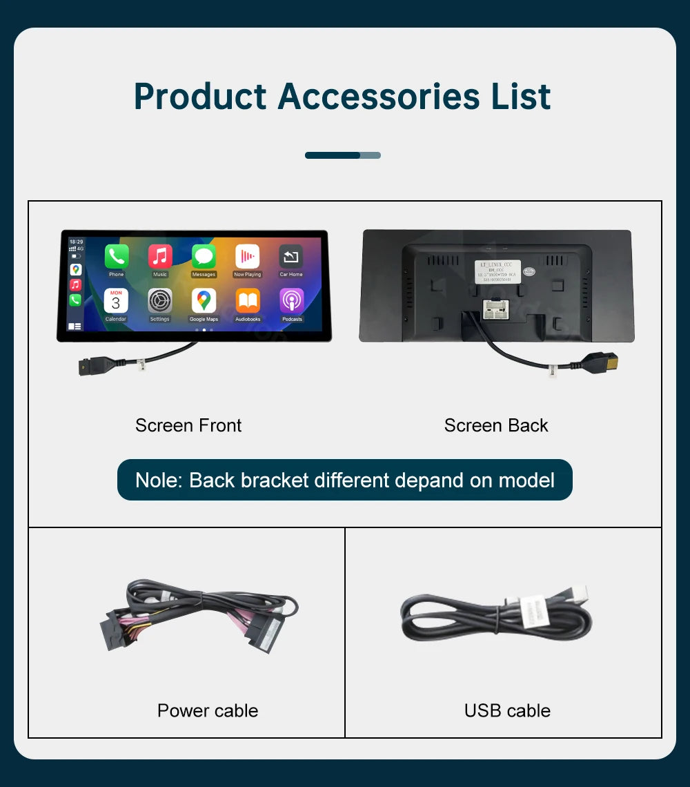 12.3 RoadTop Wireless CarPlay Android Auto Multimedia Linux Screen For BMW Series 1 2 F20 F21 F22 F23 F45 F46 NBT EVO 2012-2018