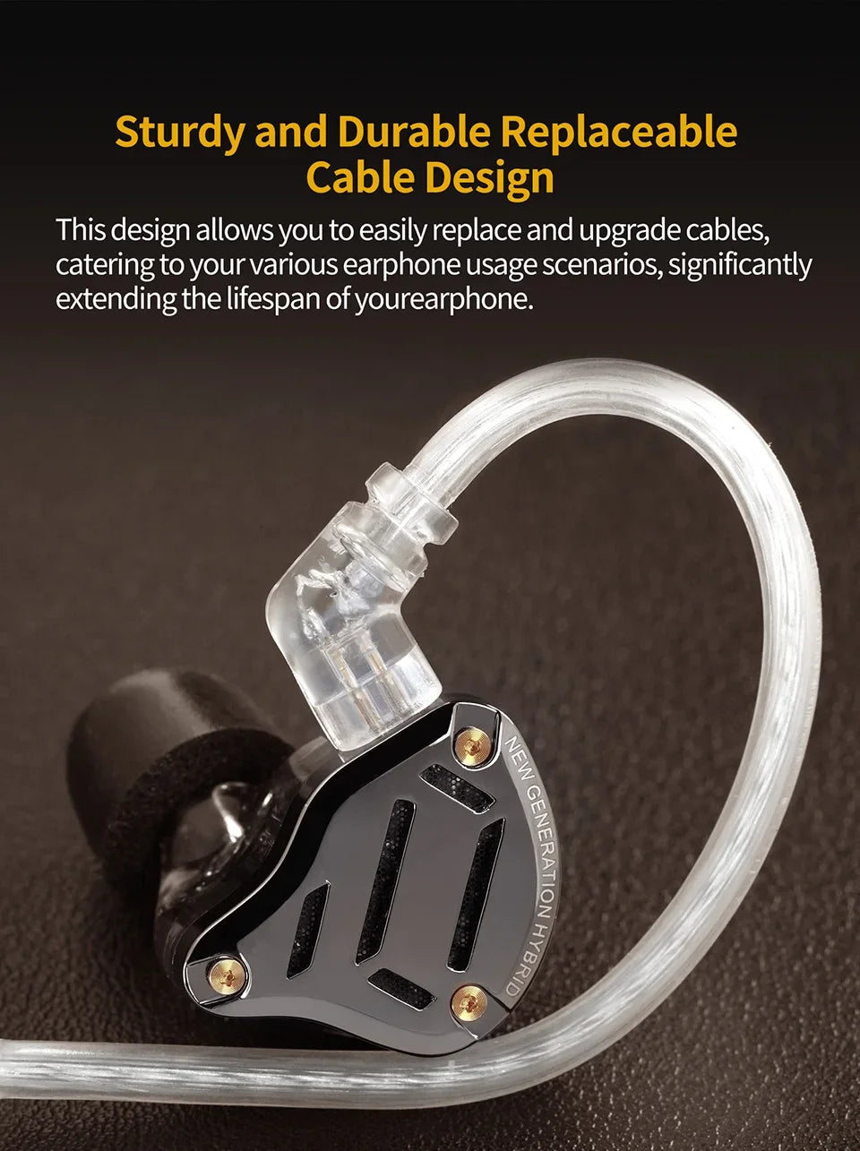 KZ ZS10 Pro 2 in Ear Metal Earphone HIFI Bass Earbud 4-Level Tuning Switch Headphone 2PIN Cable ZS10PRO2 ZSNPRO AS16PRO