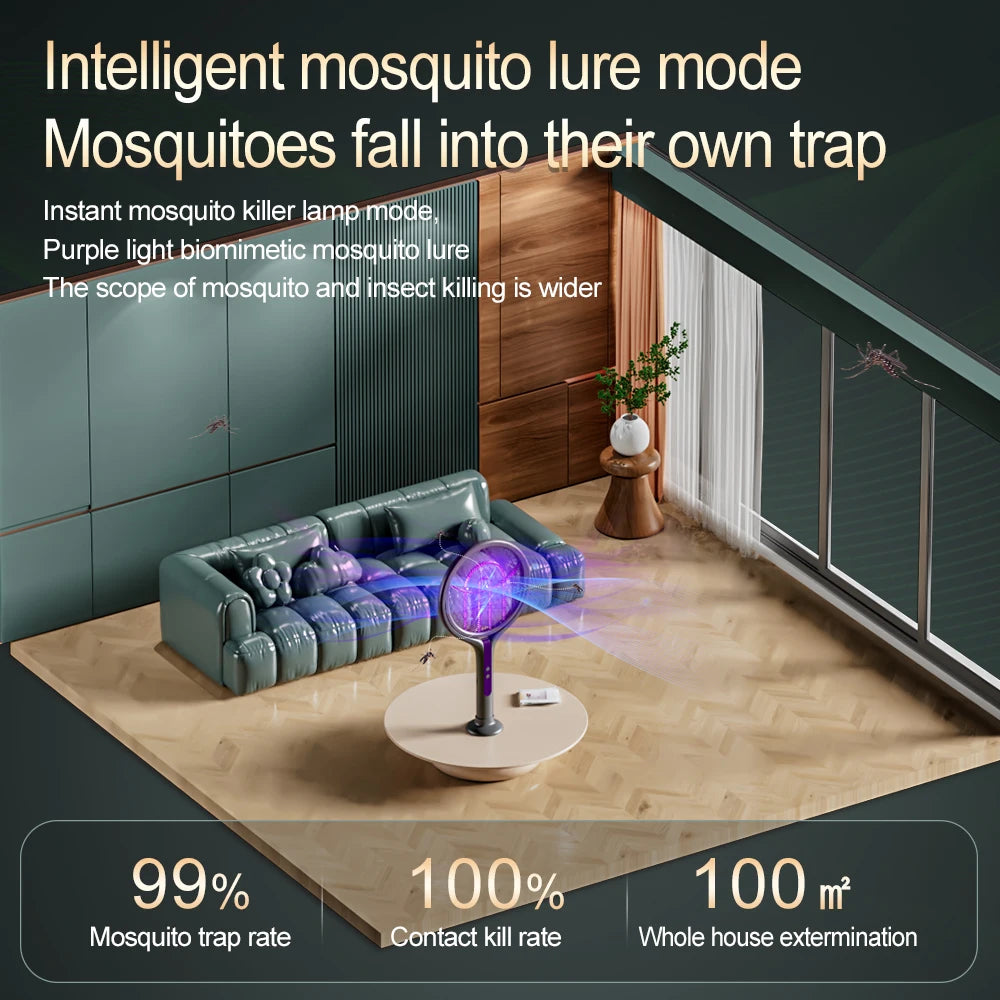2-in-1 multi functional mosquito killer multi functional electric fly mosquito killer lamp angle retractable USB reactive