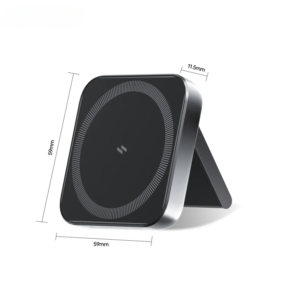 2 in 1 Foldable Magnetic Wireless Charger For Magsafe iPhone 16 15 14 13 12 Samsung Xiaomi Apple Watch 9-2 Airpods Fast Charging