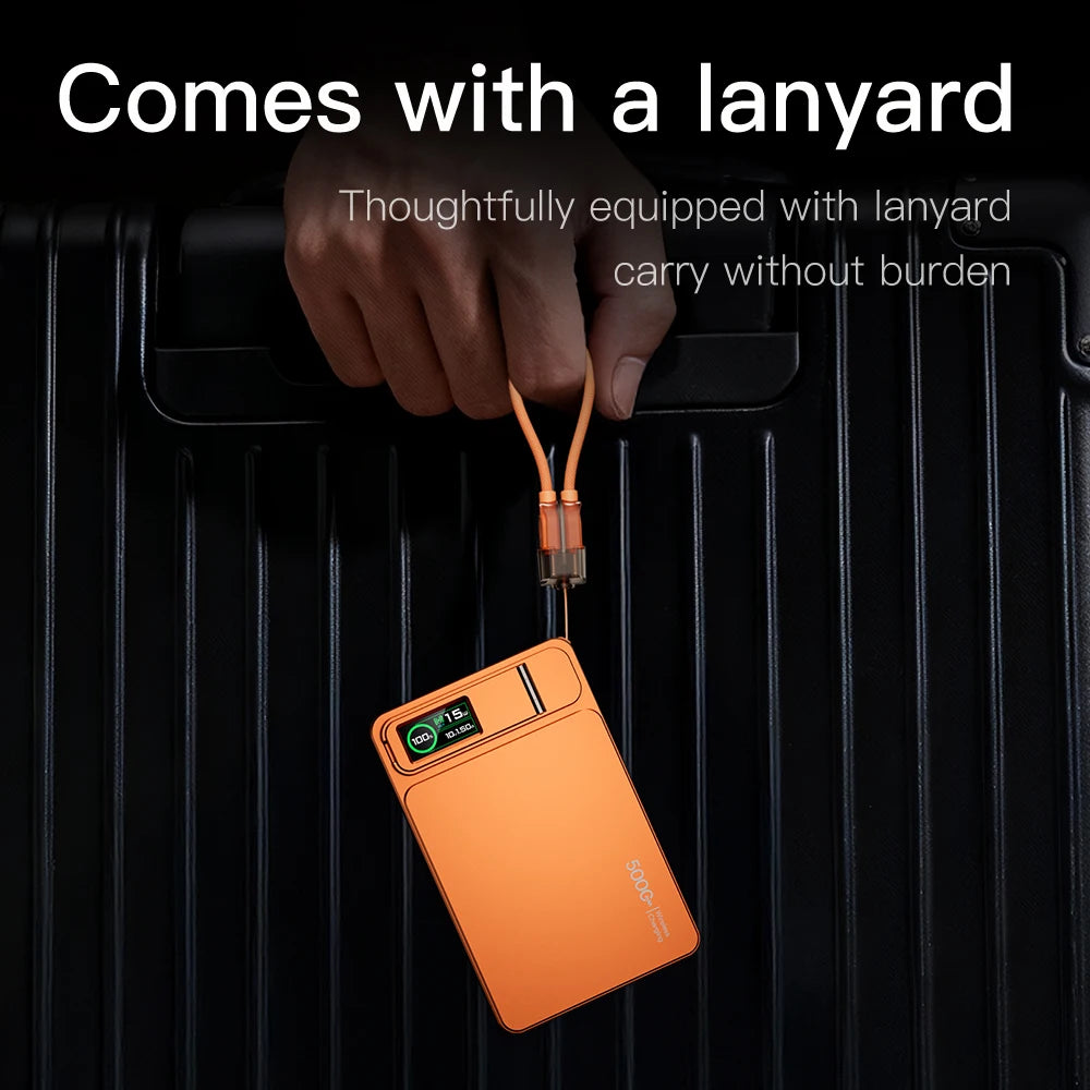 Lenovo CCC 10000mAh Slim Original Power Bank For MagSafe,Magnetic Wireless 20W Fast Charging Portable Battery For iPhone 12-17