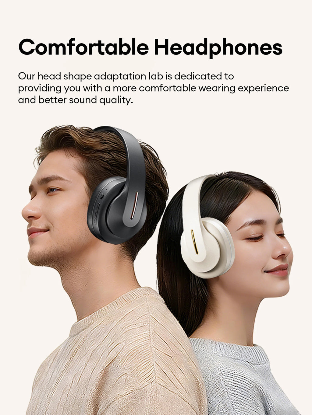 Lenovo LES-107 Wireless Over-Ear Bluetooth Sport Headphones Noise Cancelling Foldable Gaming Headset HiFi Bass Long Battery Life