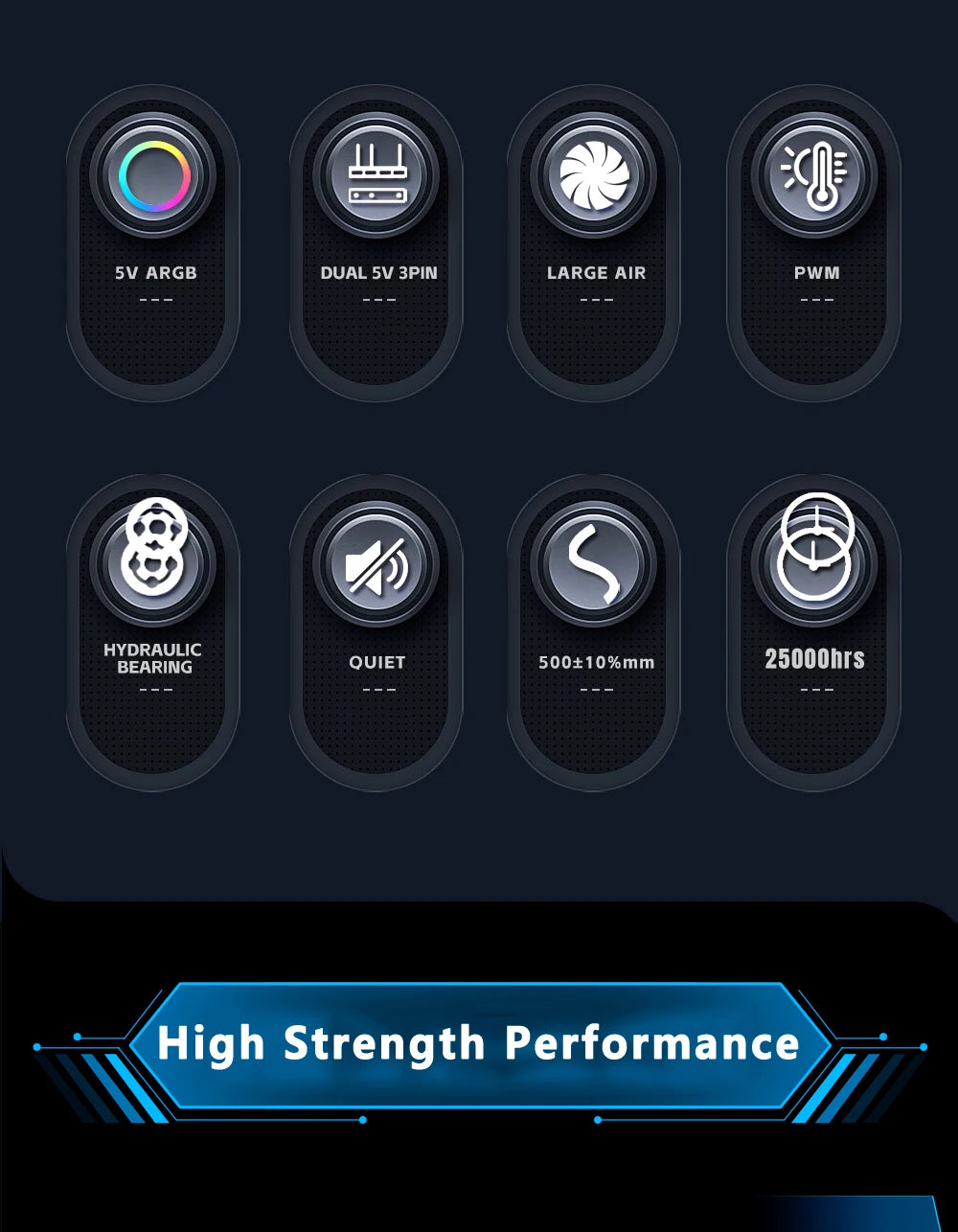 ICE Whale WZ-120/240/360 PC Case Fan  ARGB Motherboard Sync combination structure Cold Exhaust Cooling Fan ventilador