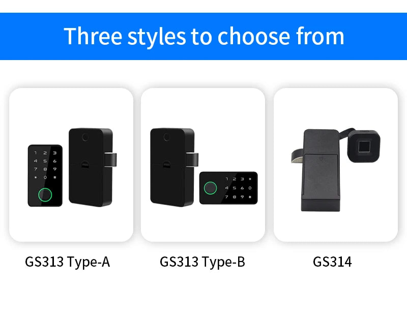 Smart Fingerprint Drawer Lock Tuya APP Electric Keyless Invisible Sensor Lock 13.56Mhz IC Card Unlock No Hole Cabinet Furniture