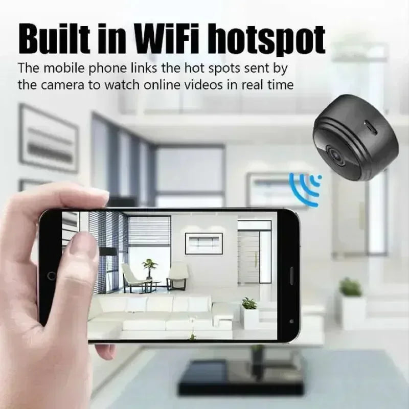 A9 Wifi Mini Camera 1080P Security Monitoring Wireless Remote Night Vision Video Surveillance Smart Home Mini DV Cam HD Camera