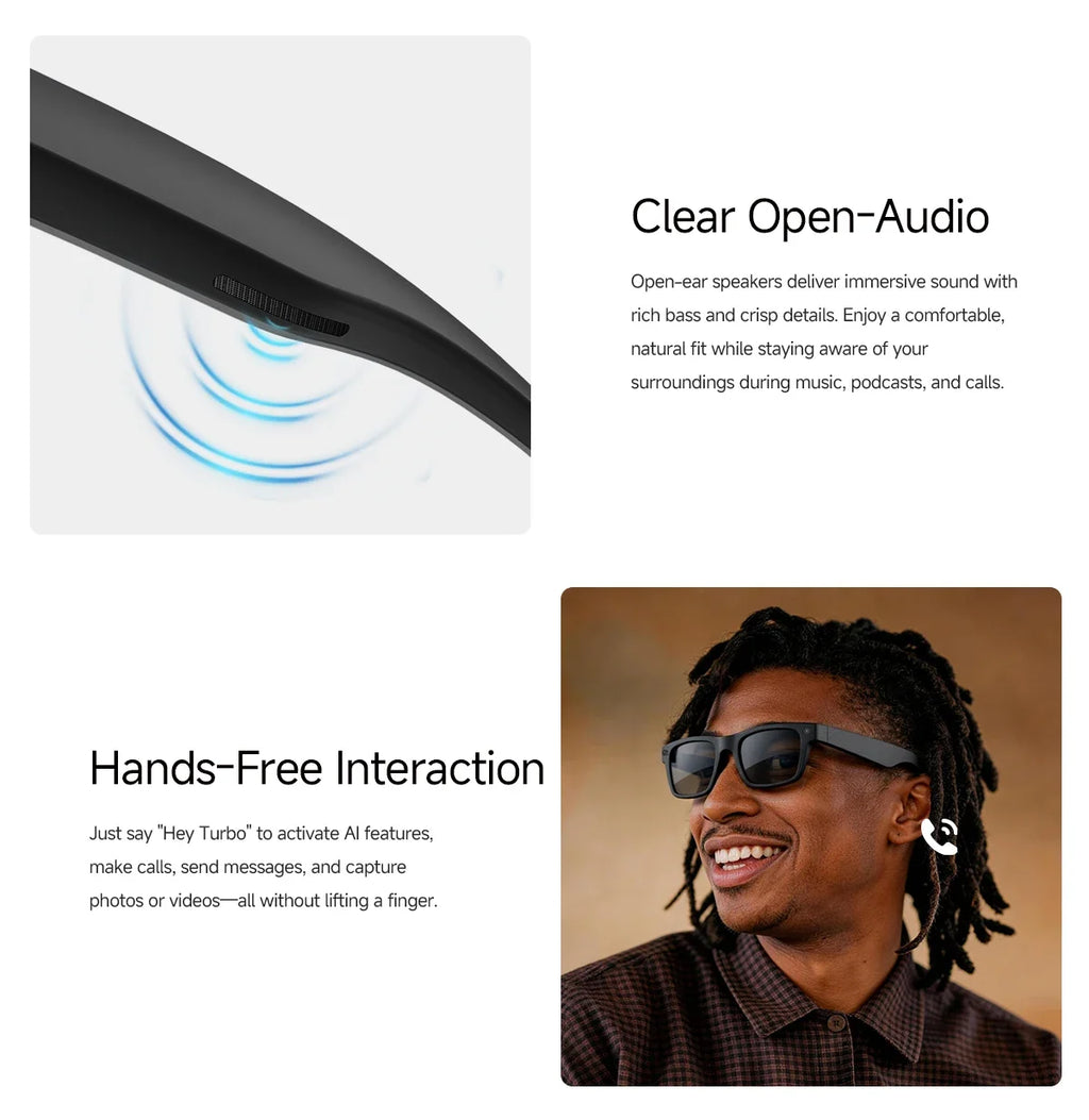 AI Smart Glasses NEW MT5 Ultra Real-time Translation Glasses 800W Pixel Camera Photo Video Recording Smart Wearable Devices