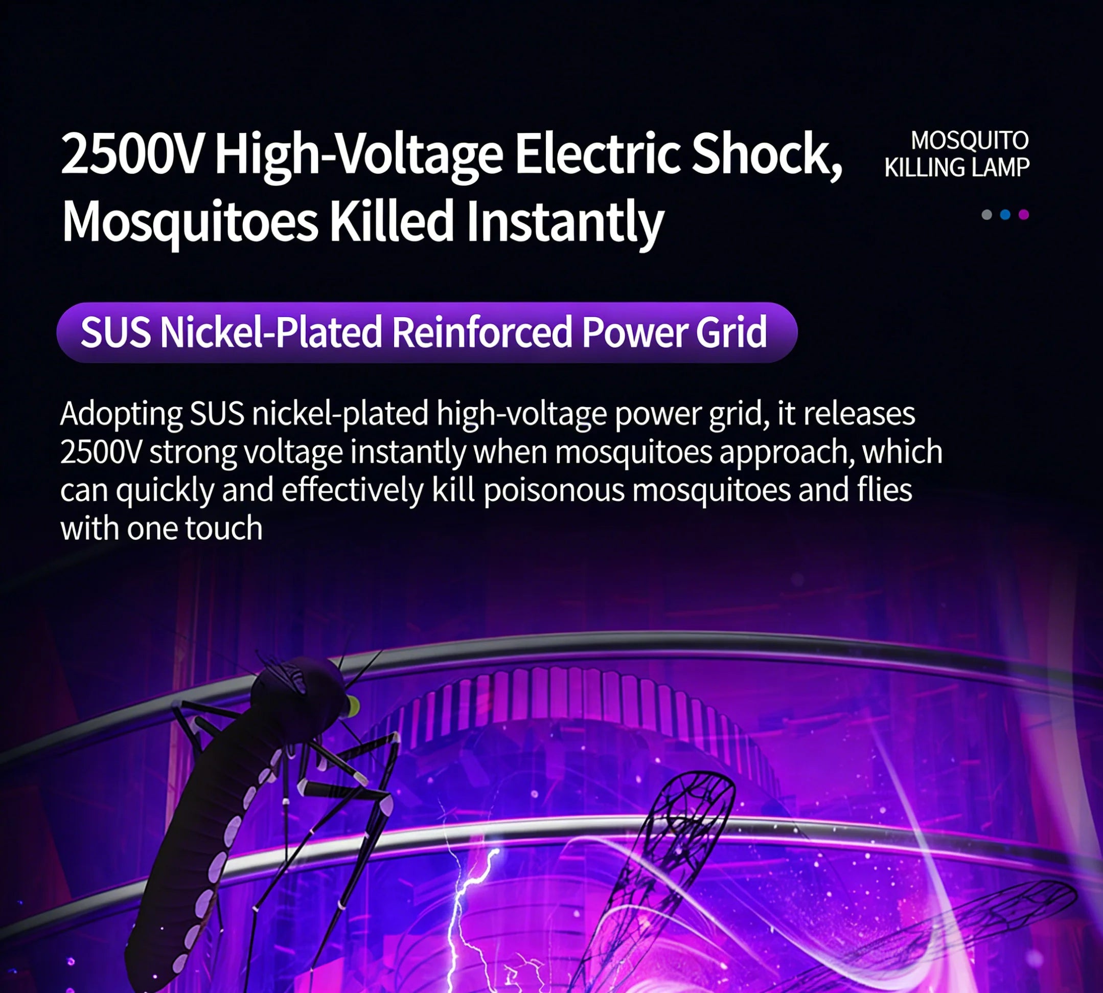 Outdoor Solar Energy Mosquito Killer Camping lamp Upgrade Household Mosquito Repellent USB Rechargeable Portable Insect Killer