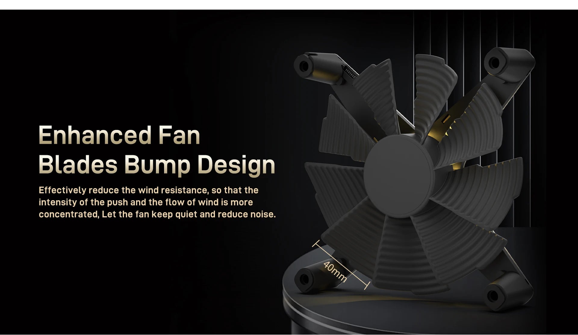 ALSEYE X12 Case cooling fan ARGB light synchronization PWM temperature control Silent frameless fan