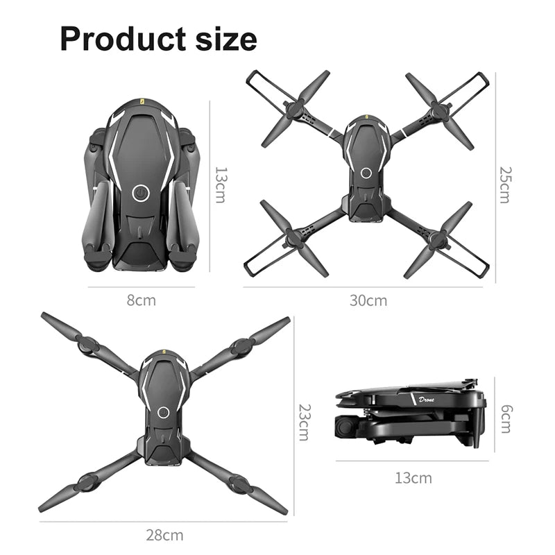 2025 New V88 8K Professional Aerial Dual-Camera Omnidirectional Obstacle Avoidance Mini Drone GPS Folding Quadcopter 10km Toys