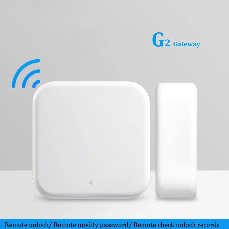 ZHDCOOKEY Fingerprint Biometric Slim Waterproof Smart Door Lock Aluminum RFID Card Password TTLock Electronic Sliding Door Locks
