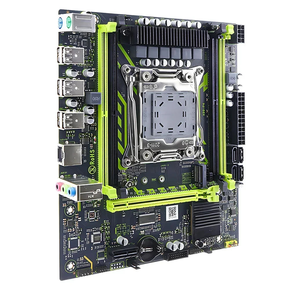 SOYO X99 Gaming Motherboard USB3.0 M.2 Nvme Sata 3 Dual Channel DDR4 Memory PCIEx16 LGA2011 for Desktop Computer Combo
