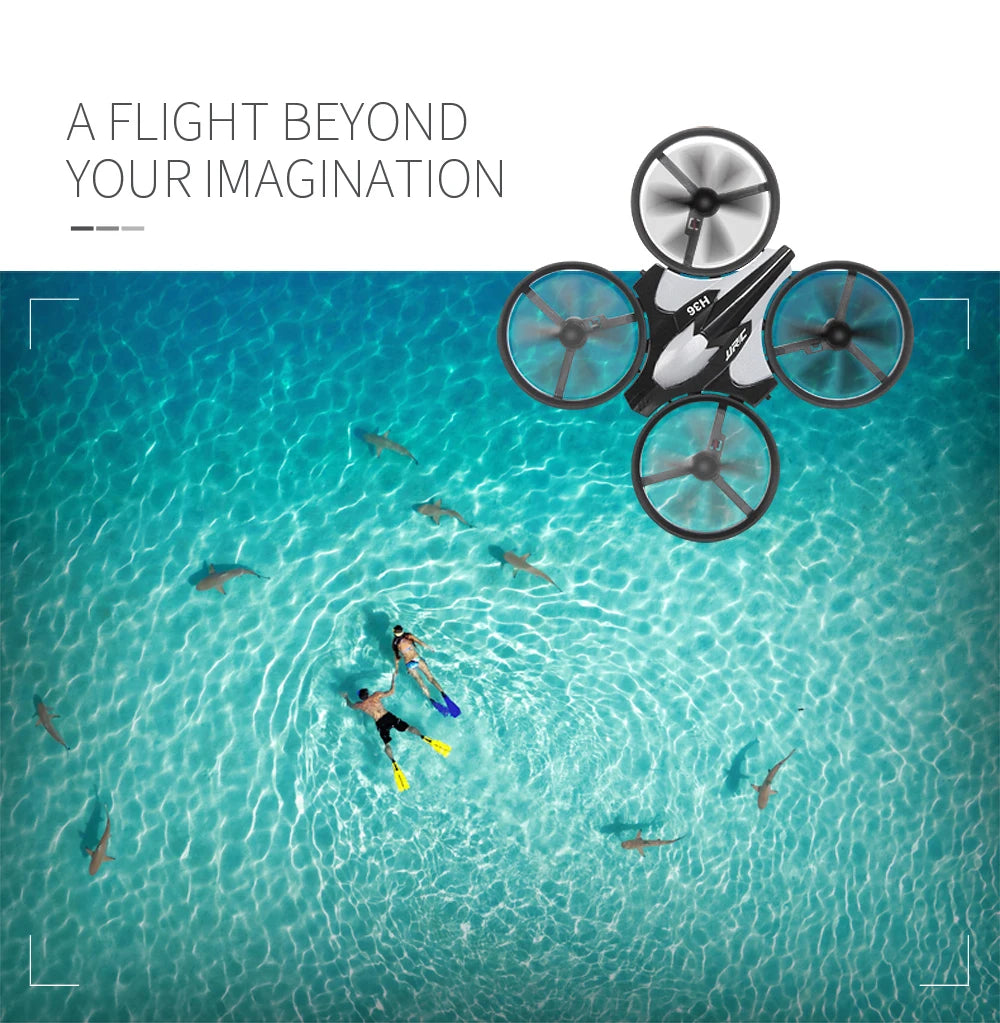 H36 Mini Drone 6-Axis Headless FPV Drones Pocket Remote Control Helicopter Plane RC Dron Quadcopter Toys Christmas Gift for Kids