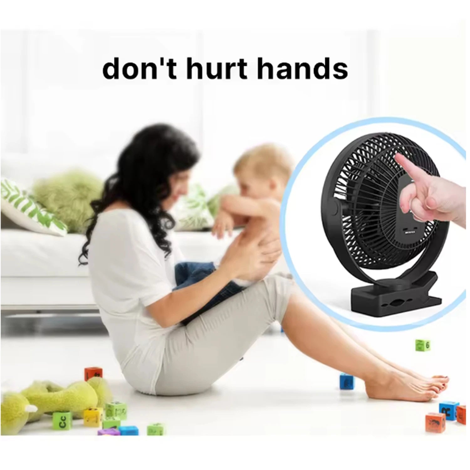Portable Mini Hand Clip Fan USB Charging Quiet Desktop Electric Fan High Quality Student Dormitory Small Cooling Ventilador Fans