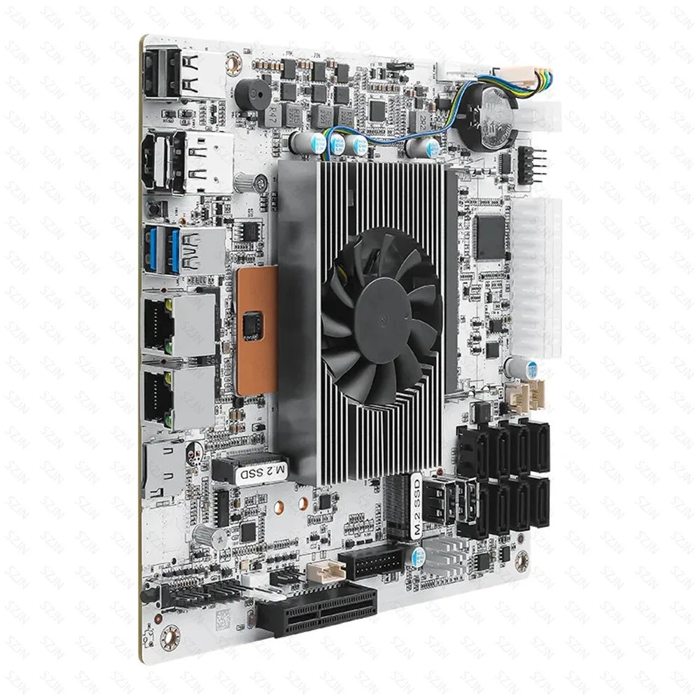 i5-8265U ES 8 SATA NAS Motherboard 2 LAN 2.5G Dual M.2 NVMe 8 SATA3.0 2*DDR4 NAS Board HDMI DP 17x17 Mini ITX board