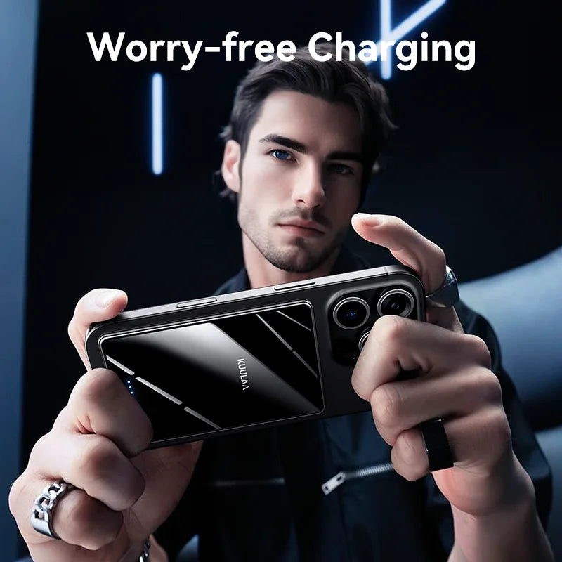 KUULAA Magnetic Power Bank 5000mAh Portable Charger 20W Fast Charging External Battery For Magsafe For iPhone17 16 15 14 Por Max