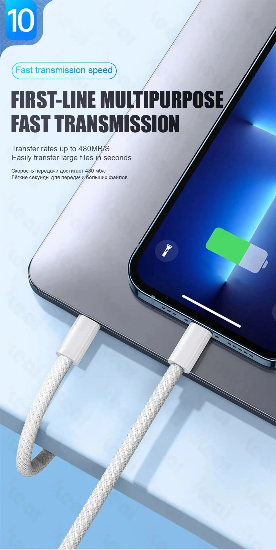 1/10/30Pcs Original 60W Type C Weaving Cable For Apple iPhone 16 15 14 13 17 Pro Max 17 Air USB-C Fast Charging 1M Phone Cables