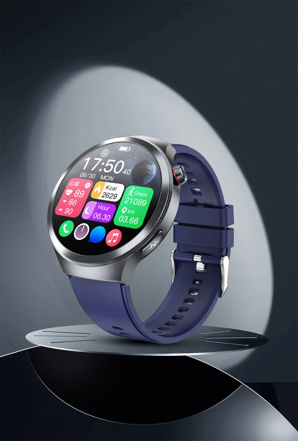 2026 New Health Check Care Smart Watch For man ECG+PPG Accurate Uric Acid Blood Pressure Body Fat Fitness Waterproof Smart Watch