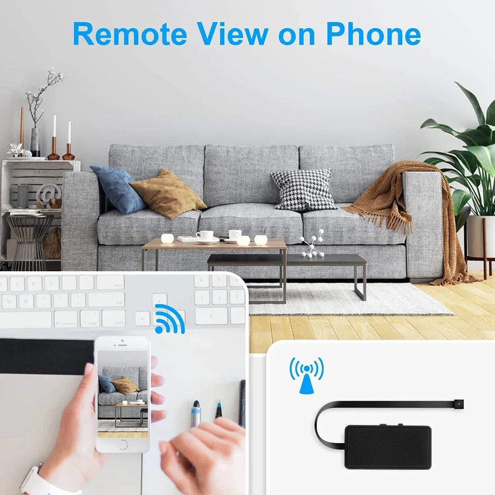 HD 1080P WiFi Mini Camera Motion Detection Remote View P2P Wireless Cam Video Recorder Home Security Mini Camcorder Loop Record