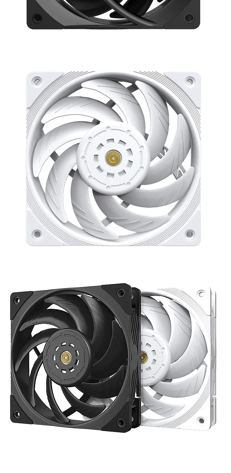 TEUCER T30 12cm Case Fan High Speed Large Air Volume PWM 2150RPM Computer Case Cooling System Fan 120mm SFDB PC Gamer CPU Cooler