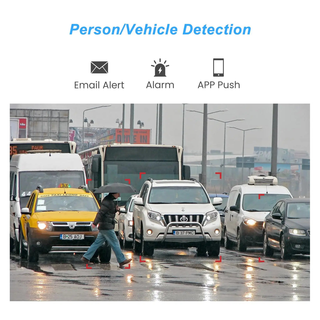 Anpviz 8MP Smart Dual-Light POE IP Camera Outdoor 24/7 ColorVU  CCTV Video Surveillance IP67 SD Card H.265 Motion Detection 2.0