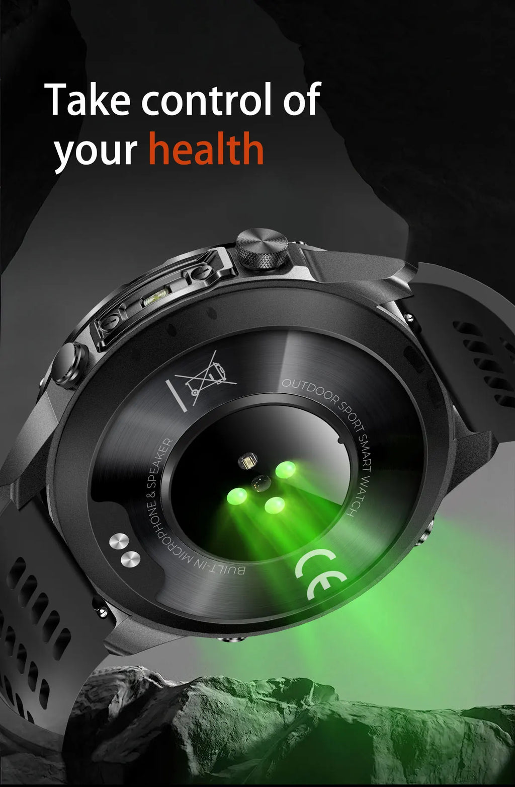 2026 NEW Outdoors Offline Map GPS Smart Watch L1+L2 Dual Band GPS Compass Cycling Run Swim Heart Rate 10ATM Military Smartwatchs