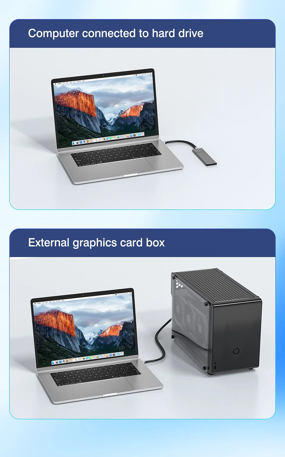 UGOURD Thunderbolt5 80Gbps Cable USB5 USB 4-V2 Type-C Thunderbolt 0.15m 1m 240W Fast Charging Cable For SSD Enclosure USB-C Hub